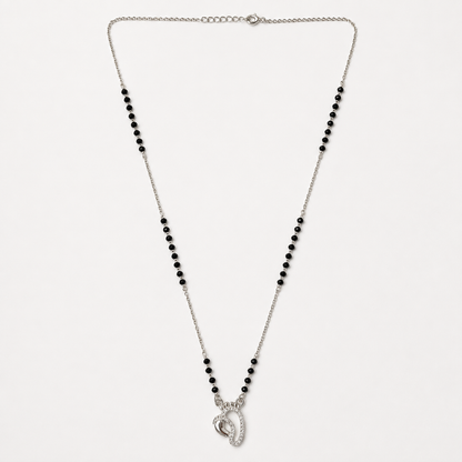 925 Silver Mother Baby Foot Mangalsutra