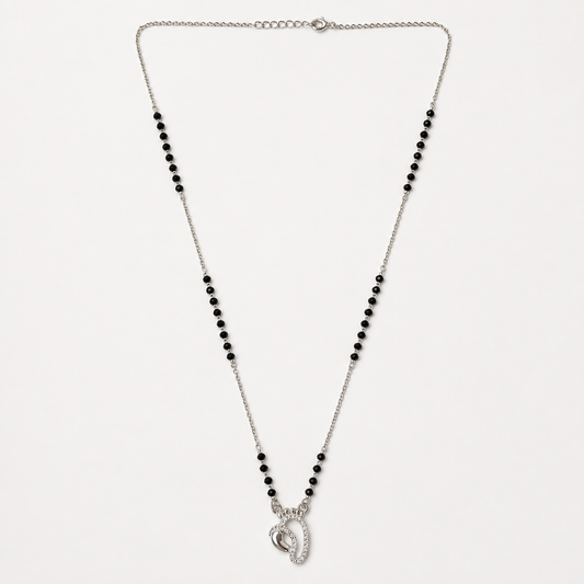 925 Silver Mother Baby Foot Mangalsutra
