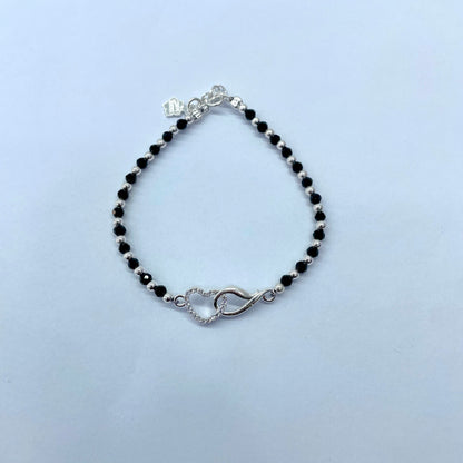 Silver Girlish hearts bracelet