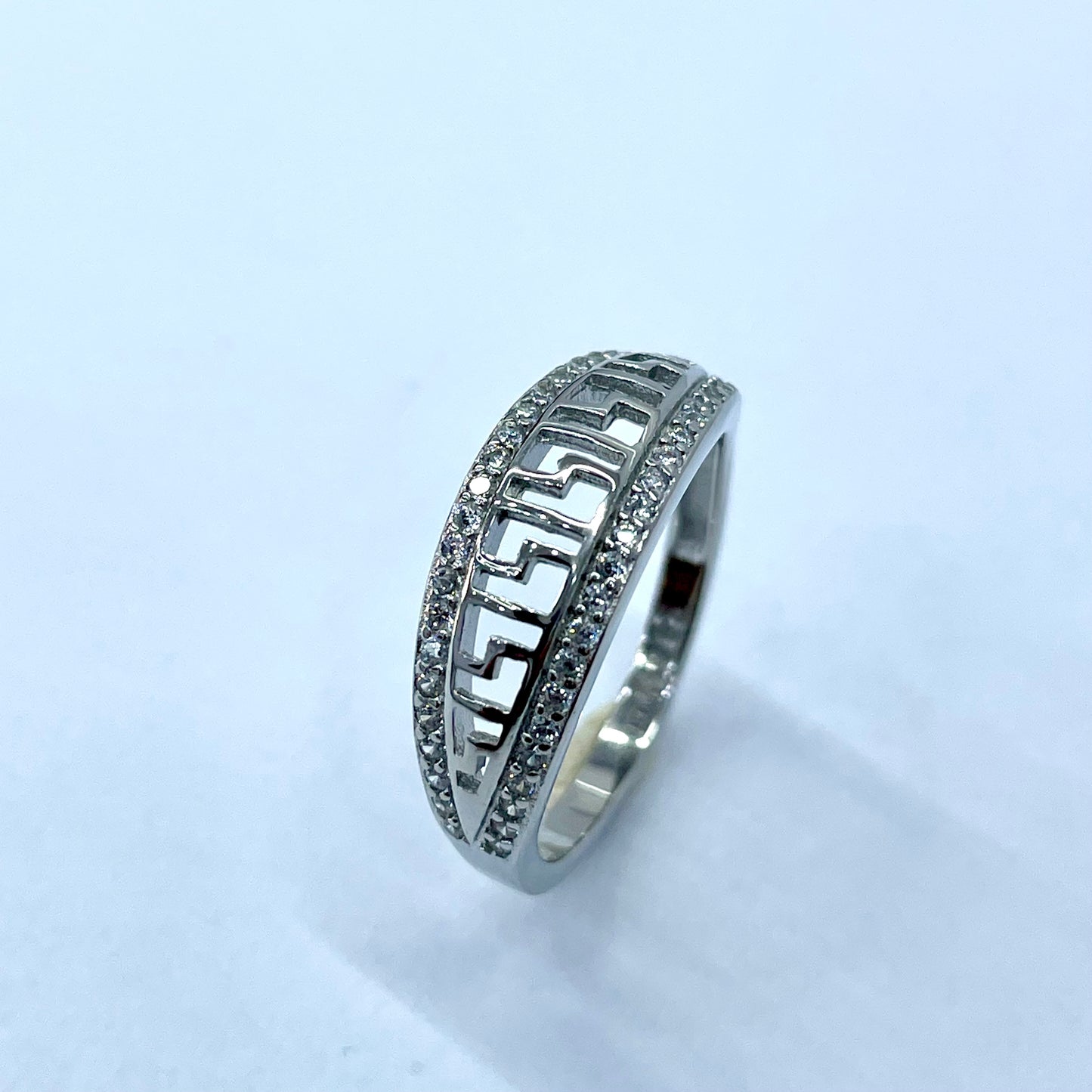 92.5 Pure Silver Versace Ring