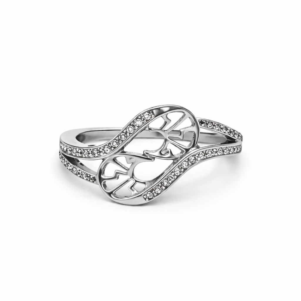 92.5 Pure Silver Versace Stylish Ring