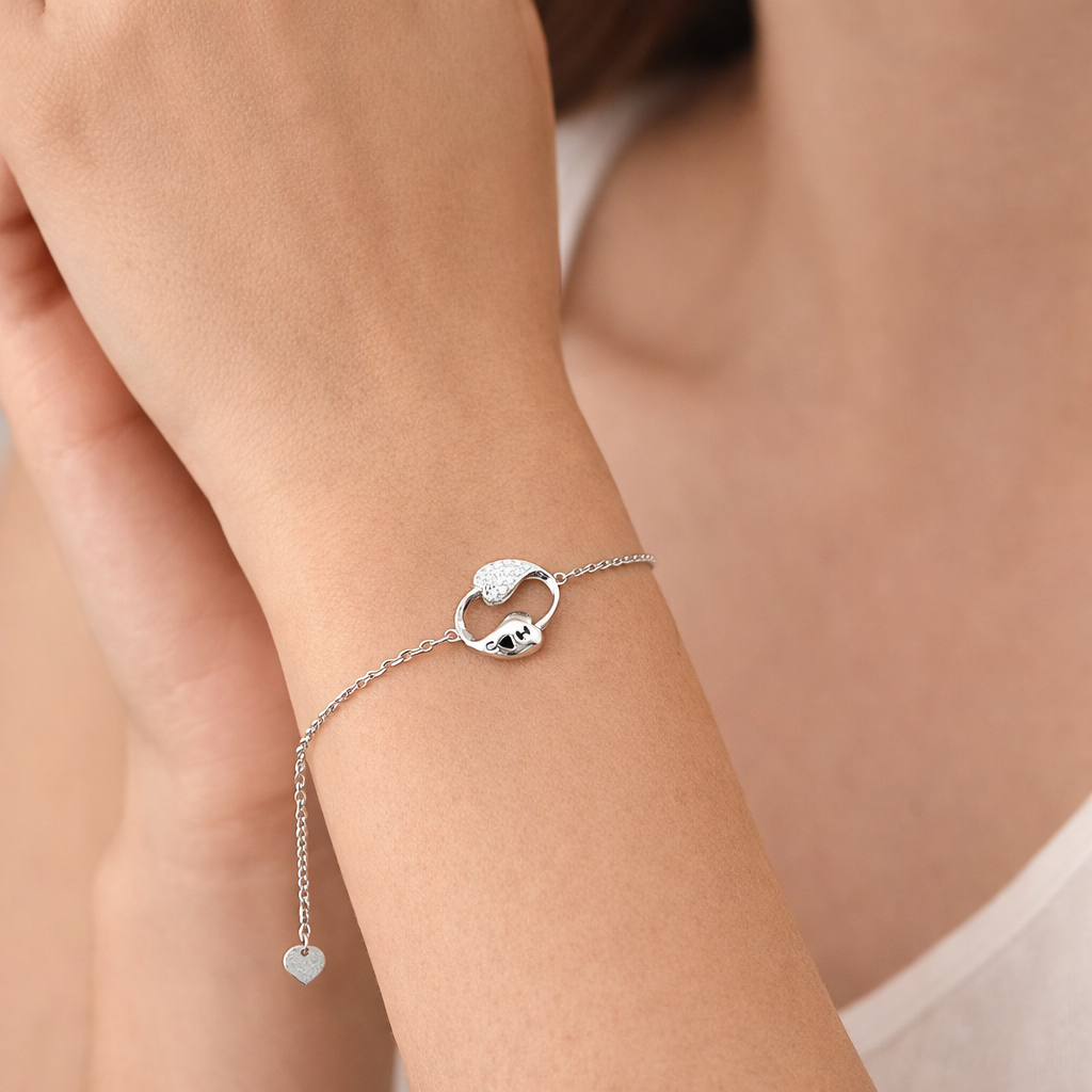 Pure 92.5 Silver Girlish Bracelet