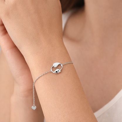 Pure 92.5 Silver Girlish Bracelet