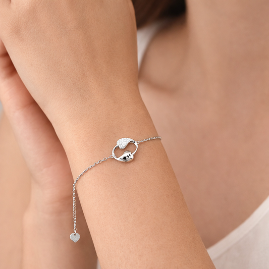 Pure 92.5 Silver Girlish Bracelet
