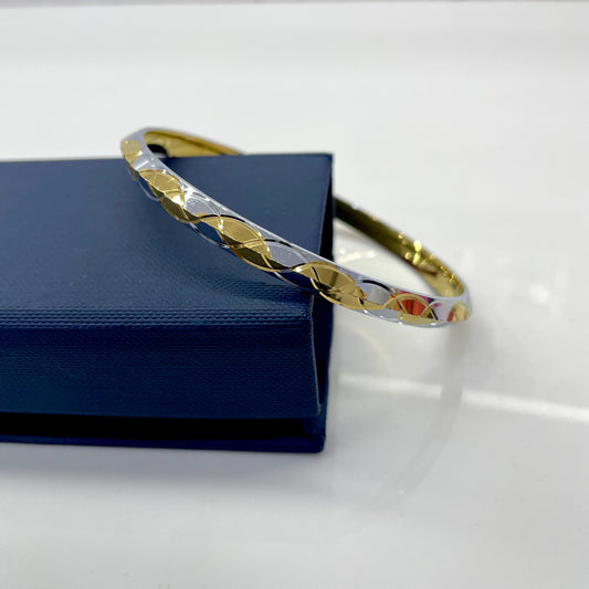 Silver Kada Dual Tone 2.12