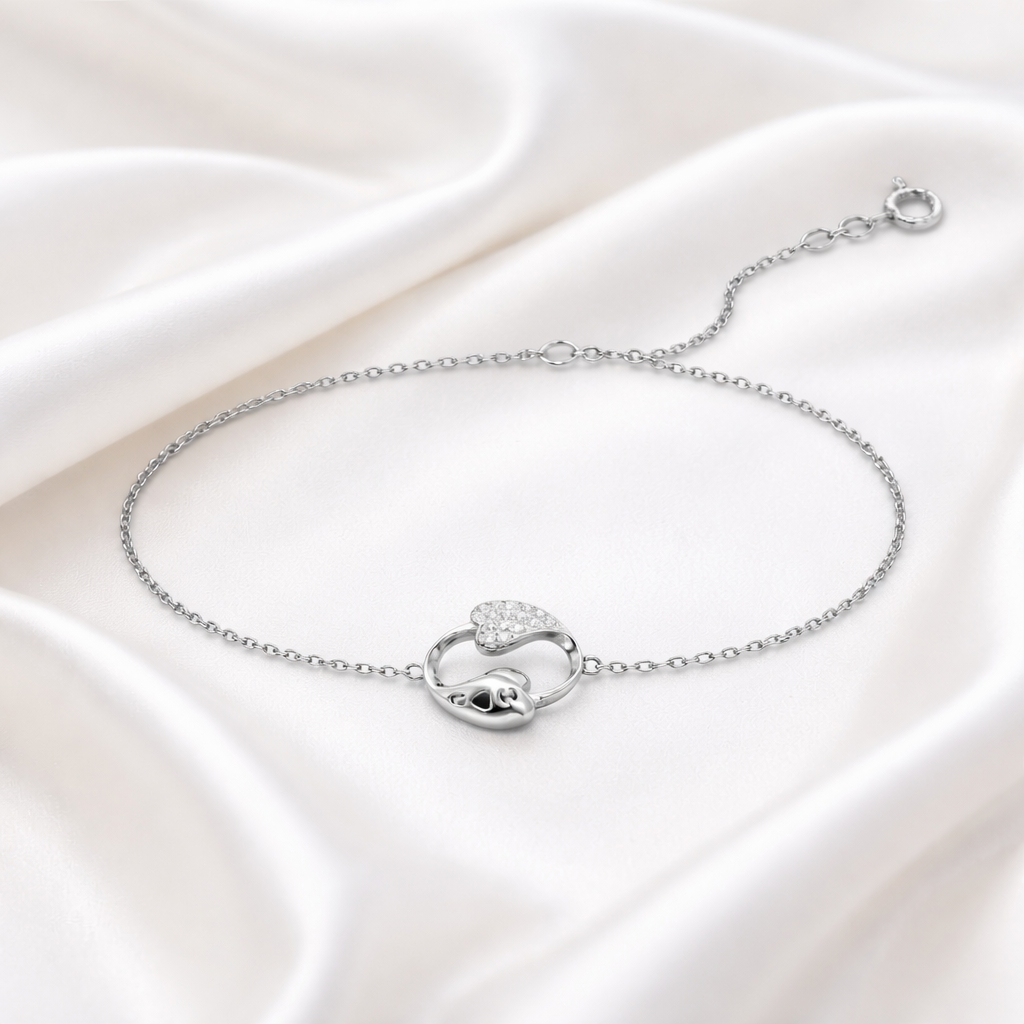 Pure 92.5 Silver Girlish Bracelet