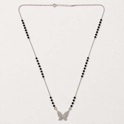 925 Silver Minimal Butterfly Mangalsutra