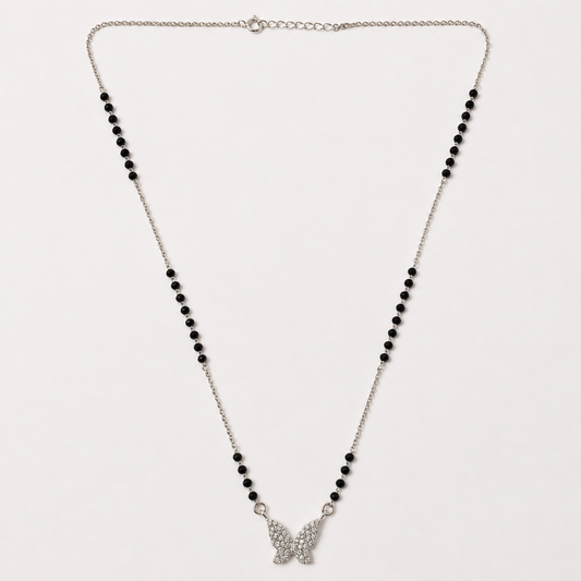 925 Silver Minimal Butterfly Mangalsutra