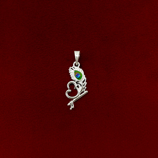 Silver Om Morepankh Pendent