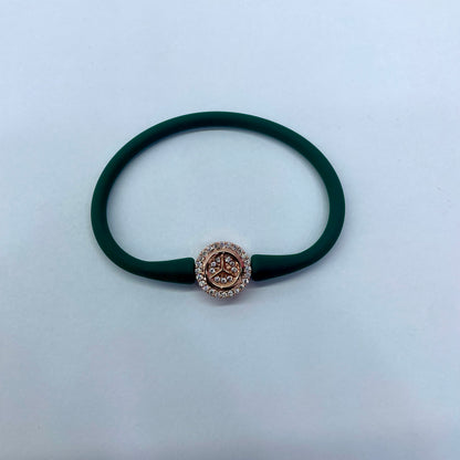 Silver RoseGold Logo Bracelet