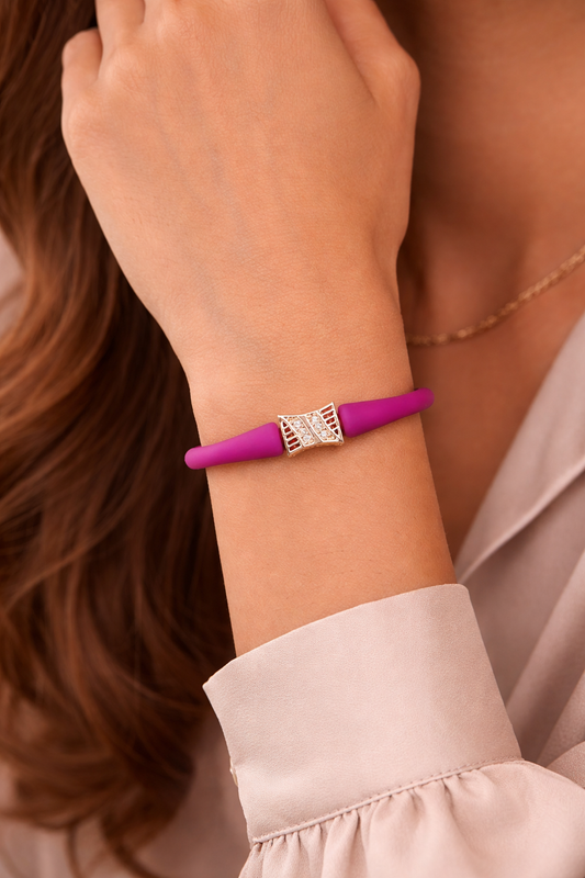 Silver RoseGold Bracelet