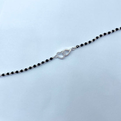 Silver Girlish hearts bracelet