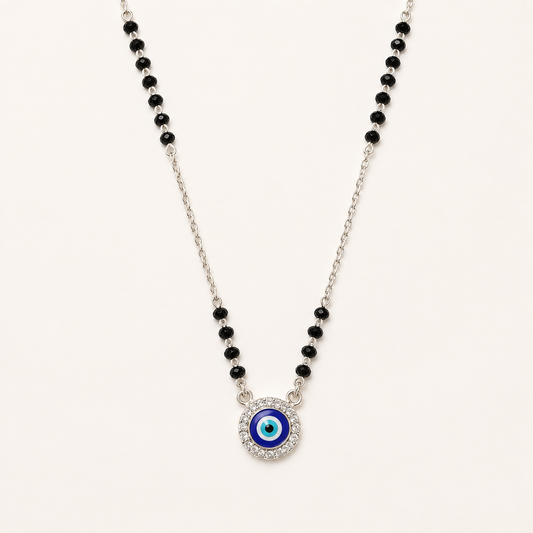 925 Silver Evil Eye Mangalsutra