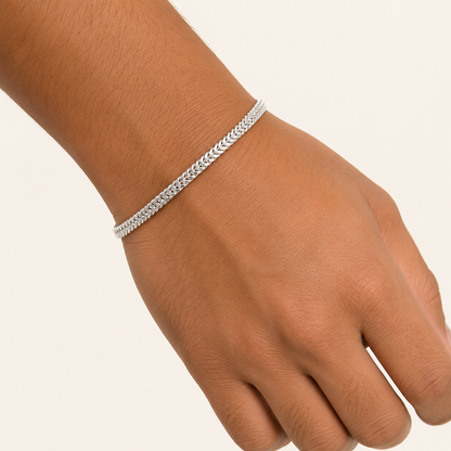 Silver Fox Chain Bracelet