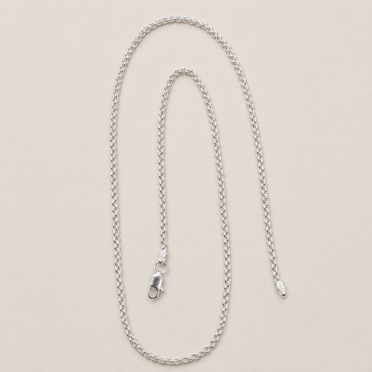 Silver Motiya Chain - Strong & Durable