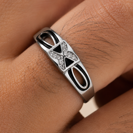 92.5 Pure Silver Designer Men’s Ring