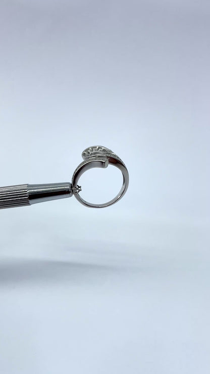 92.5 Pure Silver Versace Ring | Stylish and Premium