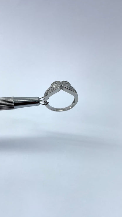 92.5 Pure Silver Versace Style Ring