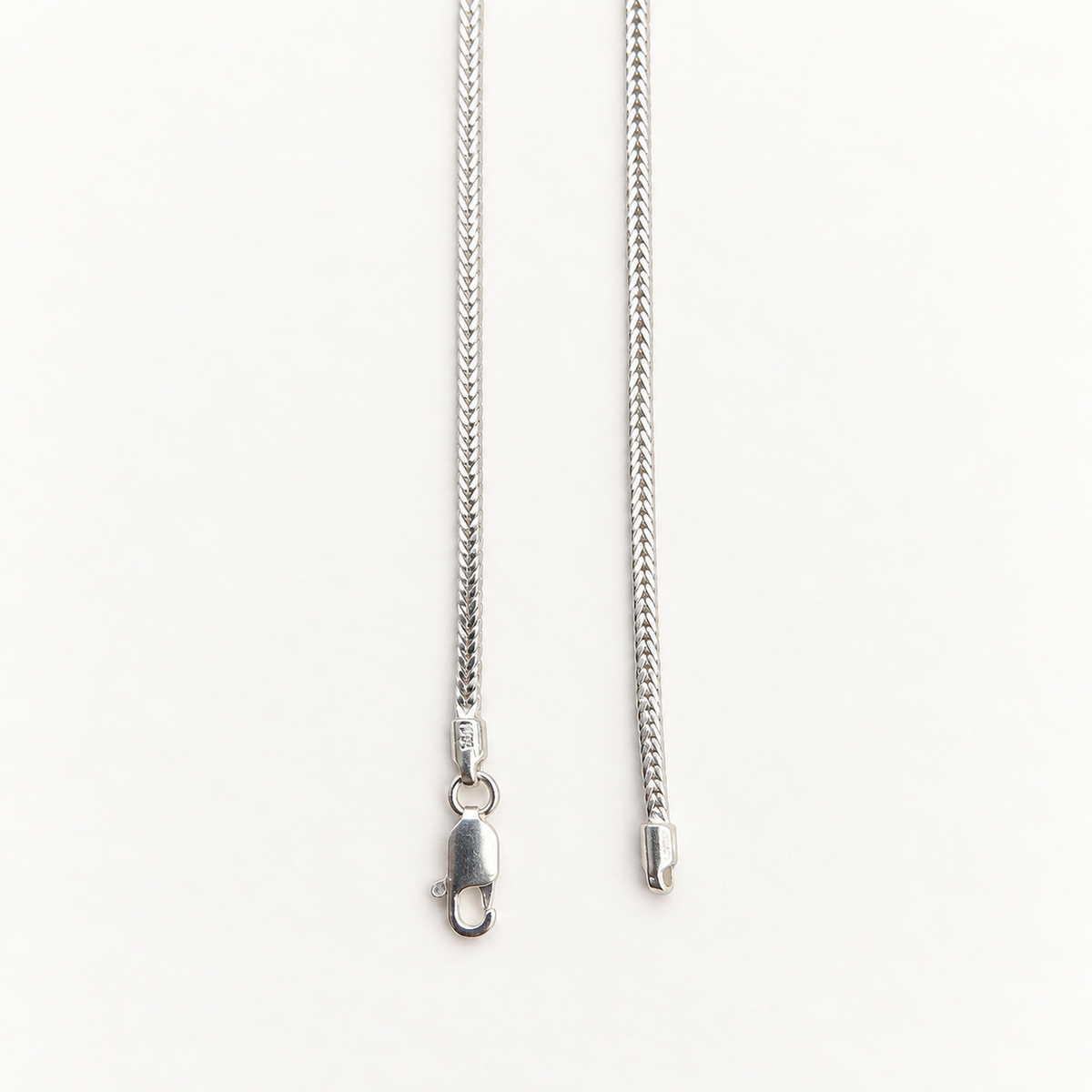 925 Silver Square V Chain