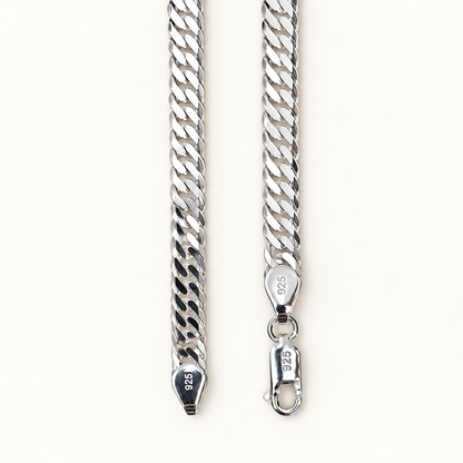 925 Silver Dual Cuban Chain