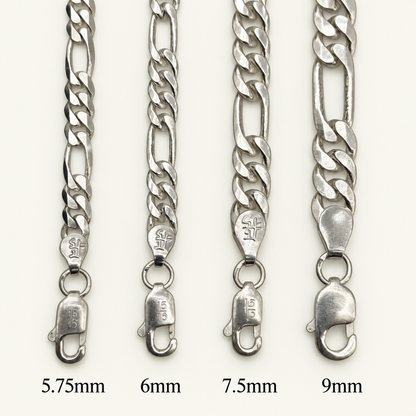 Silver Figaro Chains - Classic & Evergreen