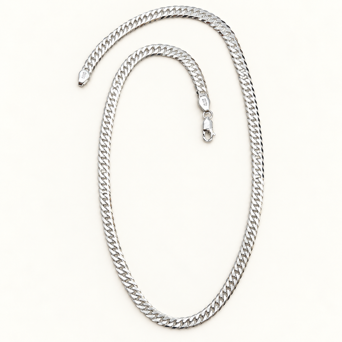 925 Silver Dual Cuban Chain