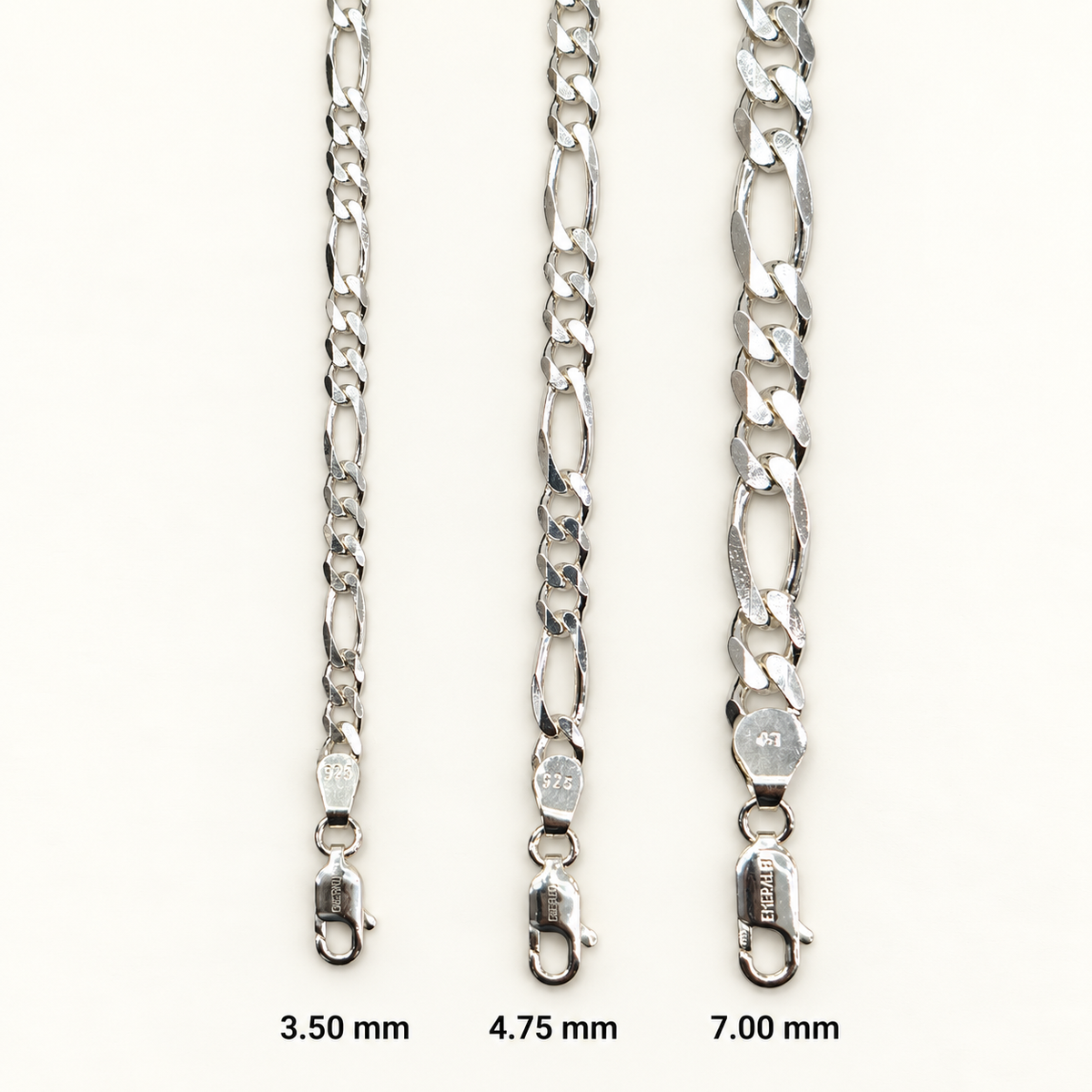 925 Silver Figaro Chain