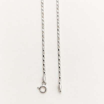 925 Silver Twisted Chain