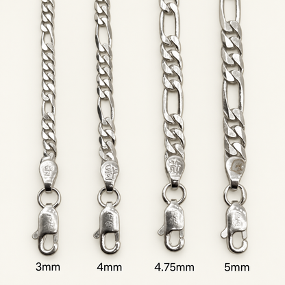 Silver Figaro Chains - Classic & Evergreen