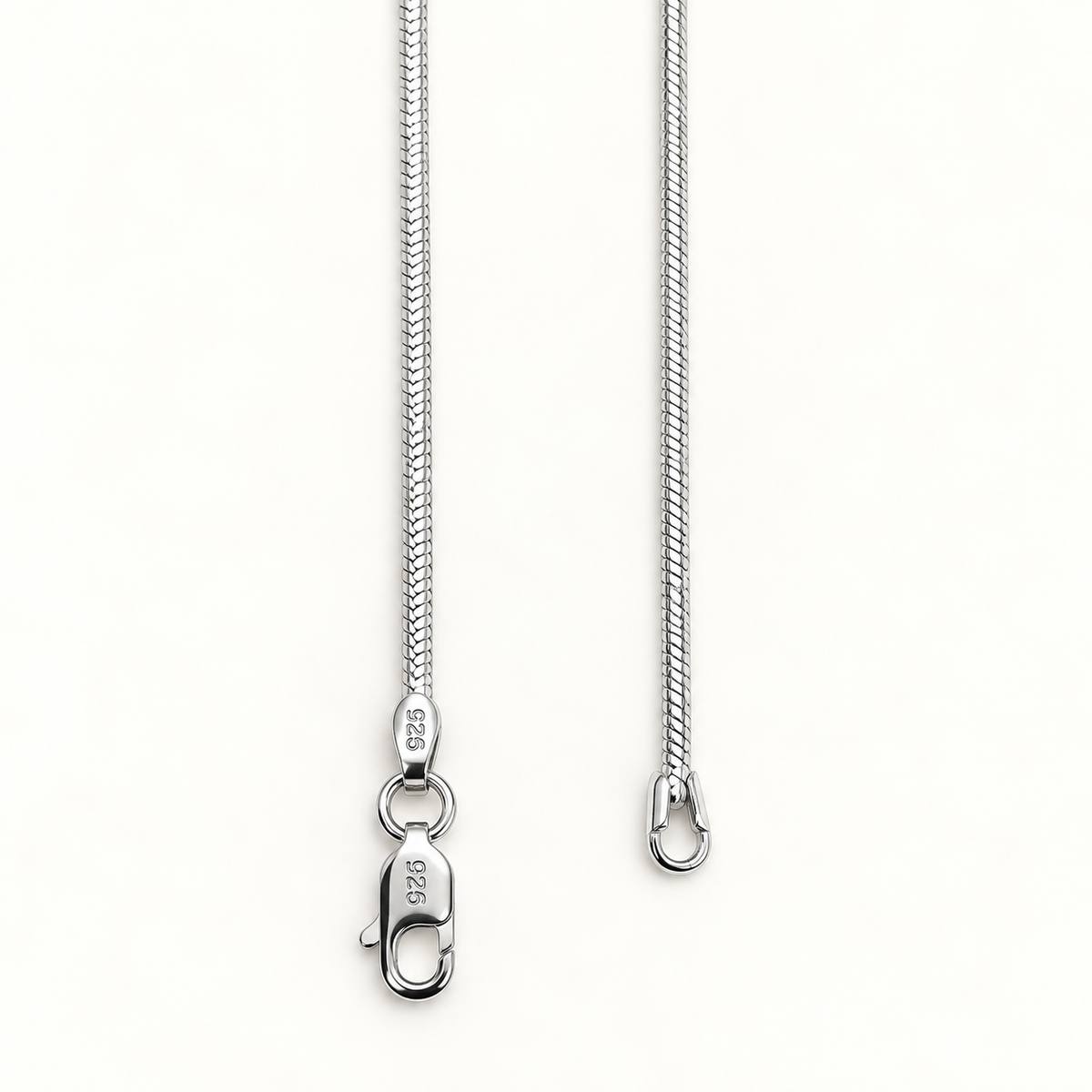 925 Silver Round Snake Chain