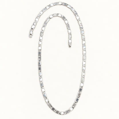 925 Silver Flat Nawabi Chain
