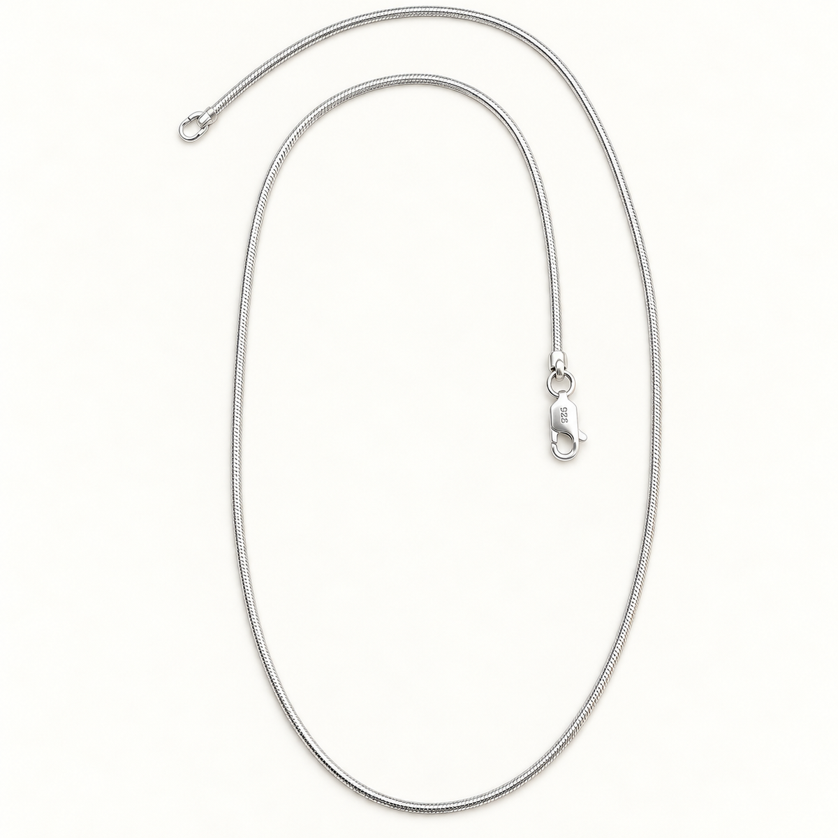 925 Silver Round Snake Chain