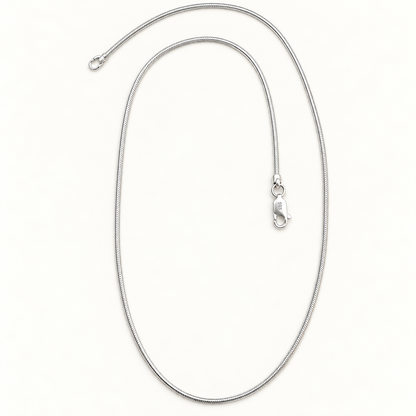 925 Silver Round Snake Chain